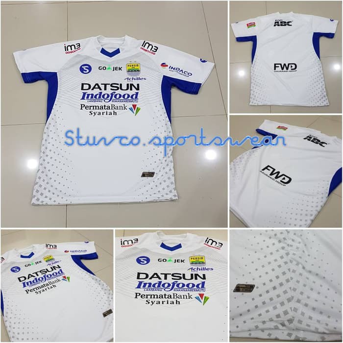Jersey Persib Away Putih 2017   2018 grade ori official Liga 1