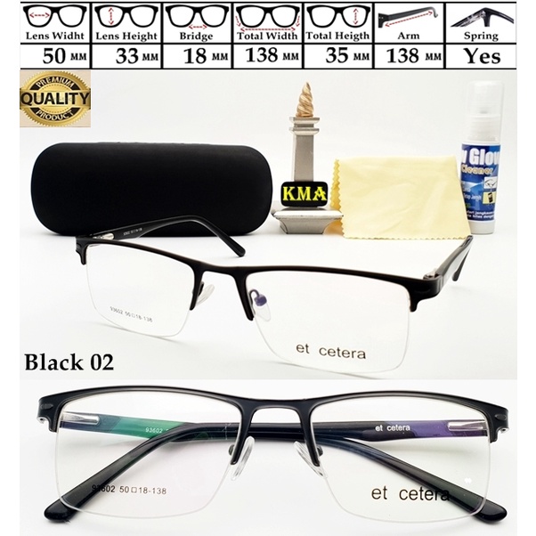 frameless minus frame kacamata unisex