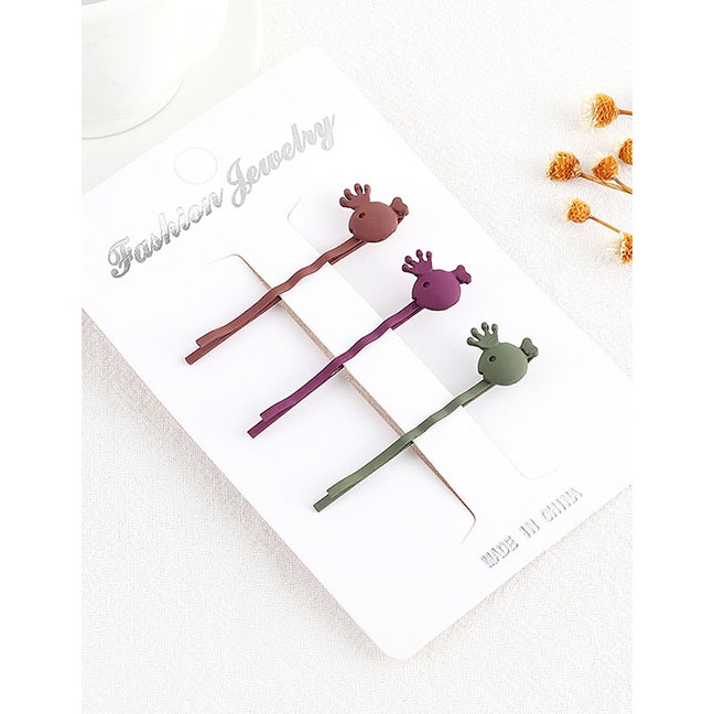 LRC Jepit Rambut Fashion Random Color Small Butterfly Hairpin Y61422