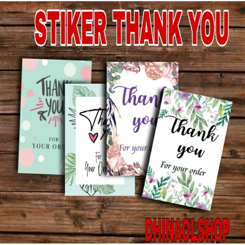 

STIKER THANK YOU / THANK YOU STICKER