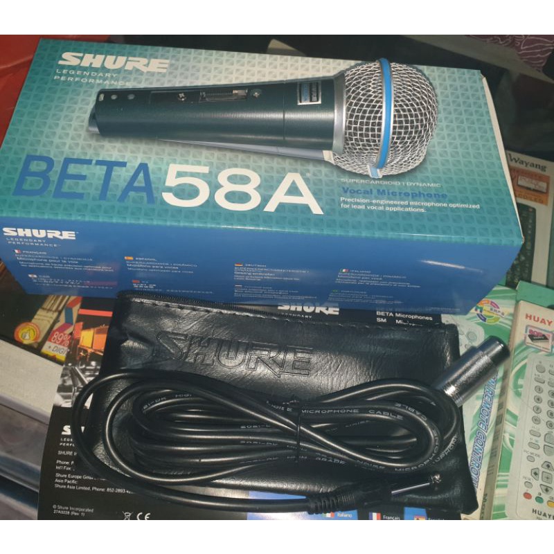 mic kabel shure beta 58a beta58a beta 58 a grade a original