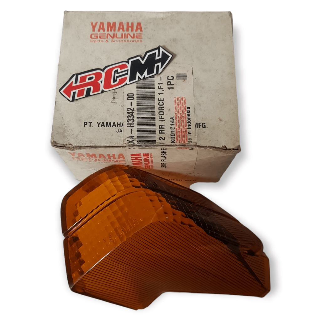 3XA-H3342-00 PERBIJI MICA MIKA KACA SEN SEIN RETING RETTING RITING FORCE 1 ONE POSWAN FORCEONE FORCE1 FIZ F1Z FIS KRIPTON CRYPTON BLK BLKG BELAKANG KANAN ORI ORIGINAL YAMAHA YGP ASLI