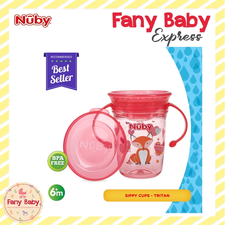 NUBY WONDERCUP TRITAN GLITTER 240ML - NB229