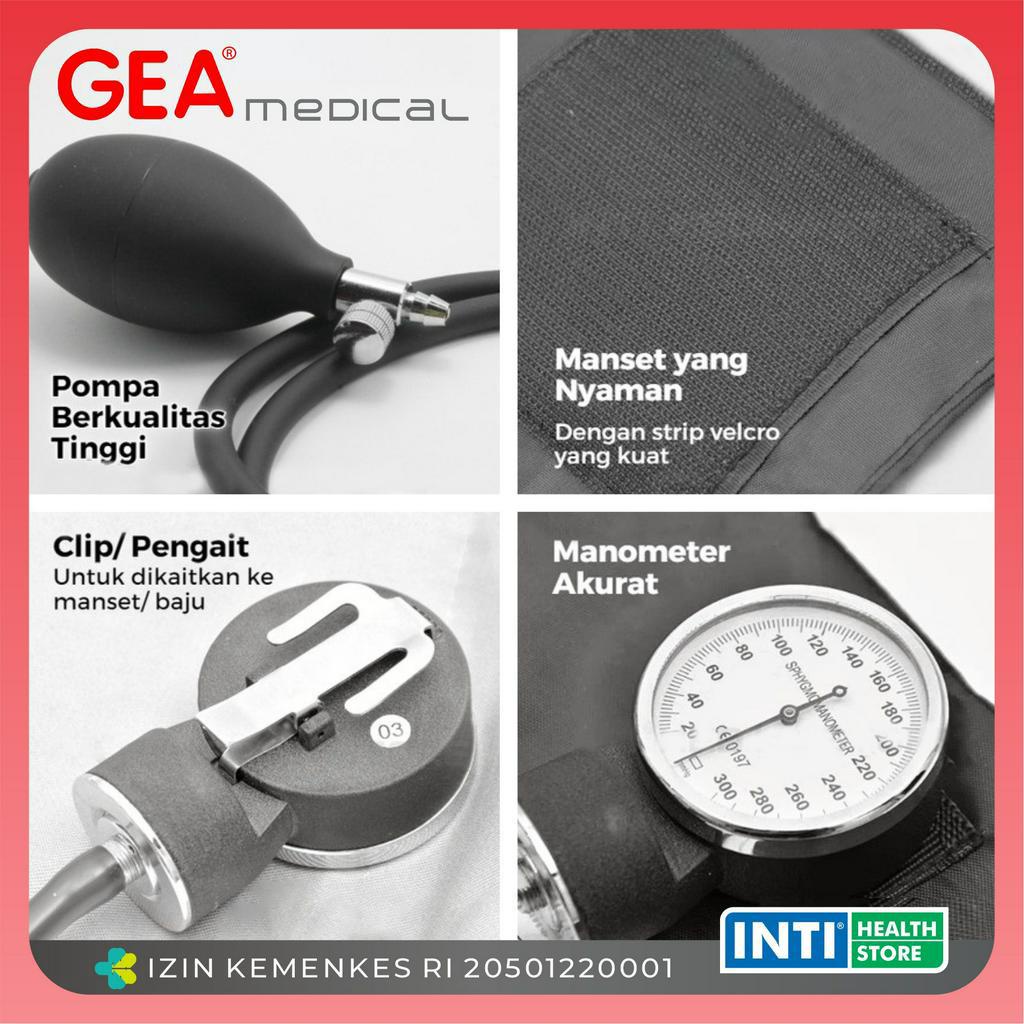 GEA Medical | Tensimeter Aneroid Manual STANDAR MC-20 (-50) | Tensi - Biru