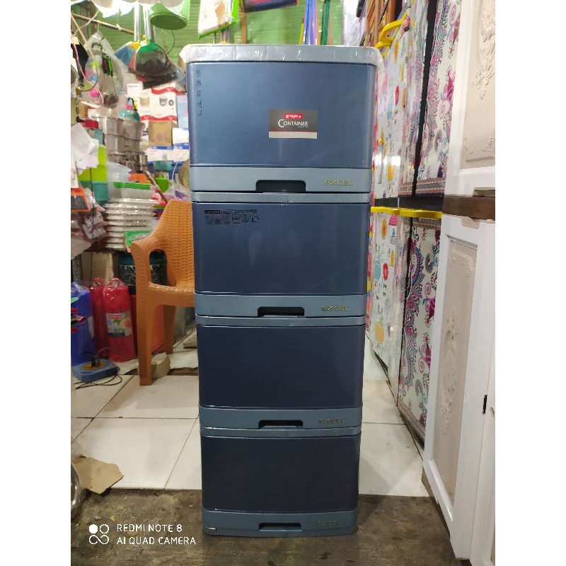 LION STAR - Lemari Laci Baju Pakaian Susun L4 / Laci Container Kabinet / Lemari Plastik /