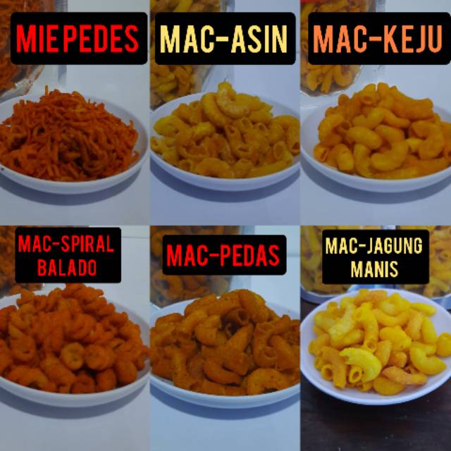 

MACARONI BANTAT ANEKA RASA & MIE KREMES / GEMES 100GR | SNACK Z - MAKARONI DAN MIE KREMES