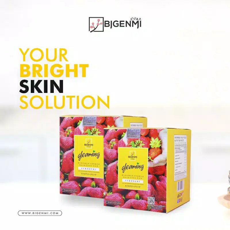 PROMO Gleaming Beauty Drink BIGENMI Minuman Collagen Kesehatan dan Kecantikan Kulit ORIGINAL