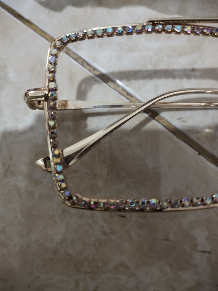 Yzz ❗ready Stock❗ Kacamata Hitam Bentuk Kotak Transparan Dengan Bingkai Metal Untuk Pria/wanitatz