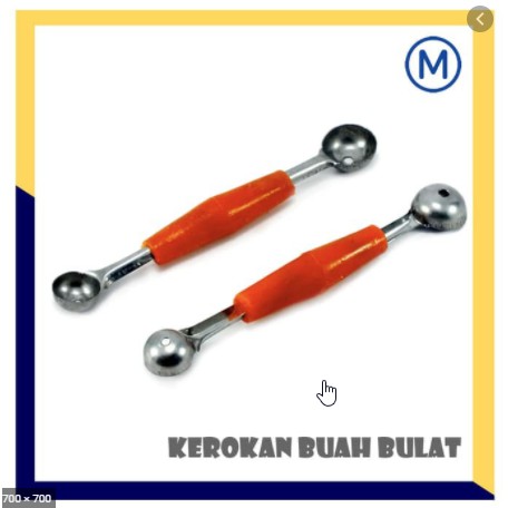 ceplokan buah bulat kerokan degan bulat Ceplokan Bulat Es Buah Stainless Ceplokan Buah Cetak Bulat