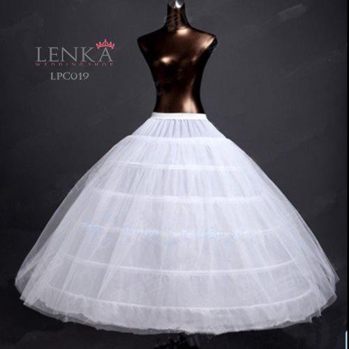 [PALING LARIS] PETTICOAT PENGEMBANG GAUN WEDDING PESTA BALL GOWN 6 RING 2 LAYER LPC019