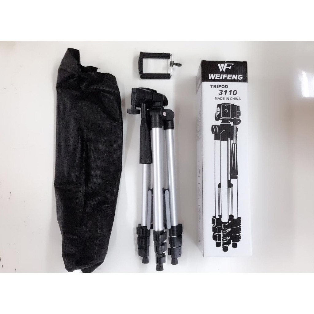 TRIPOD WEIFENG 3110 1M KAKI ALUMINIUM + U-HOLDER FREE SARUNG