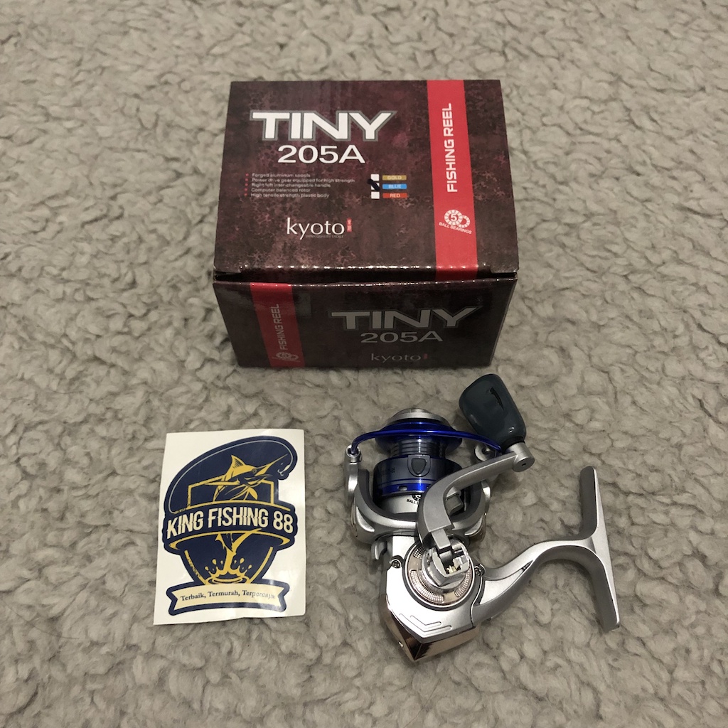 Reel Pancing KYOTO Tiny 205 A Ril Rel Kecil Mini Spool Besi Alat Pancing Pancingan Kerekan Katrol Gu