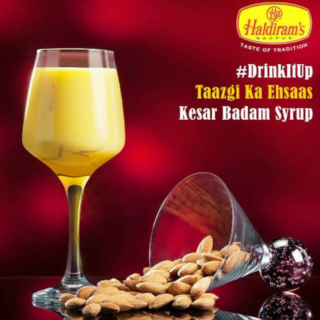 

Haldirams Kesar Badam Drink Syrup