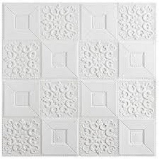 Wallpaper Dinding 3D Foam Motif Batik 003 Dekorasi Dinding Kamar Murah-2