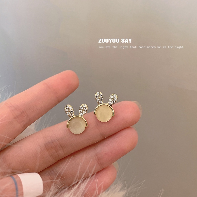 2022 Anting Silver S925 Bentuk Kelinci Untuk Wanita