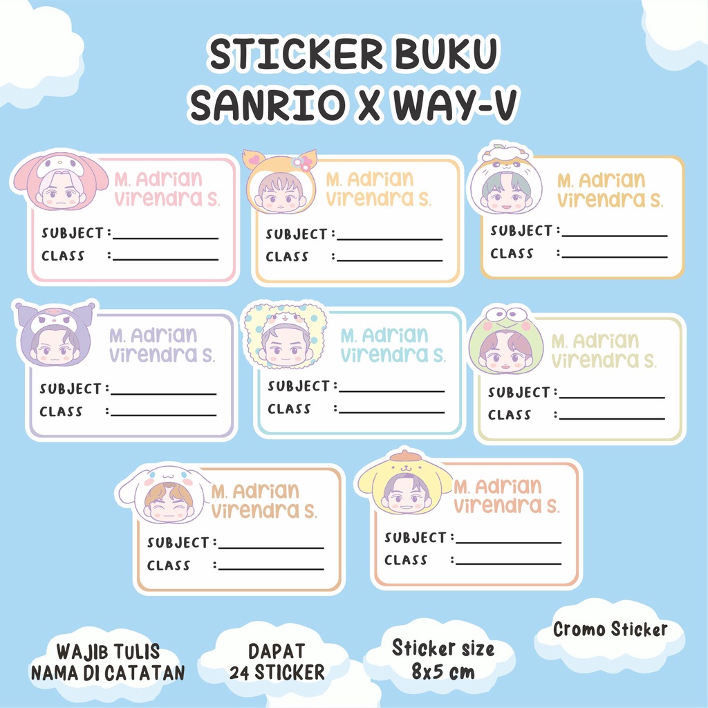 

SANRIO X WAY V STICKER BUKU