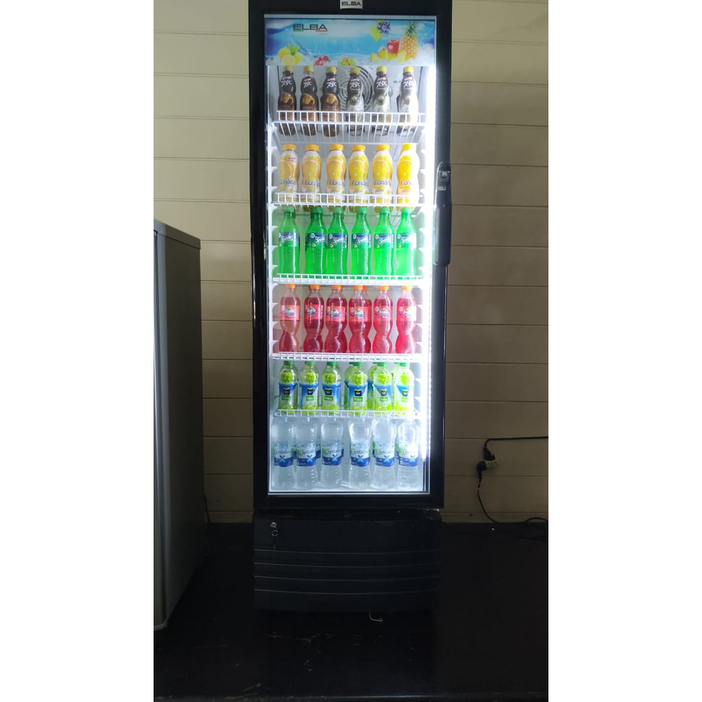 Showcase Display Cooler Mesin Pendingin Minuman 5 Rak Elba Esc 255 Shopee Indonesia
