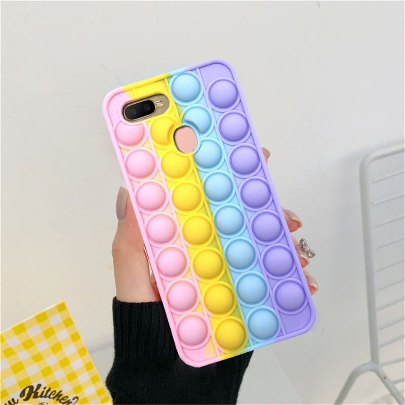 SOFTCASE OPPO A12 A7 A5S A3S A11K F9 ORIGINAL CASE POP IT POLOS