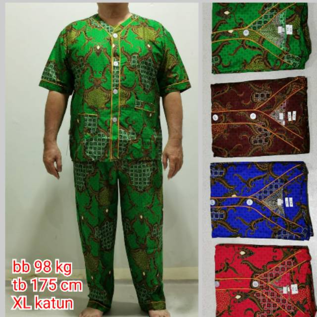 Piyama katun XL dan XXXL jumbo