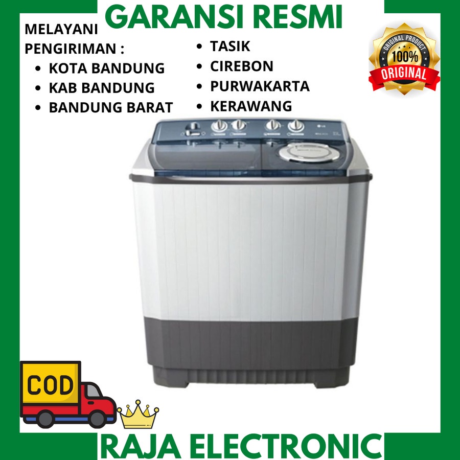 MESIN CUCI LG 2 TABUNG P 1600RT 1600 RT 16KG