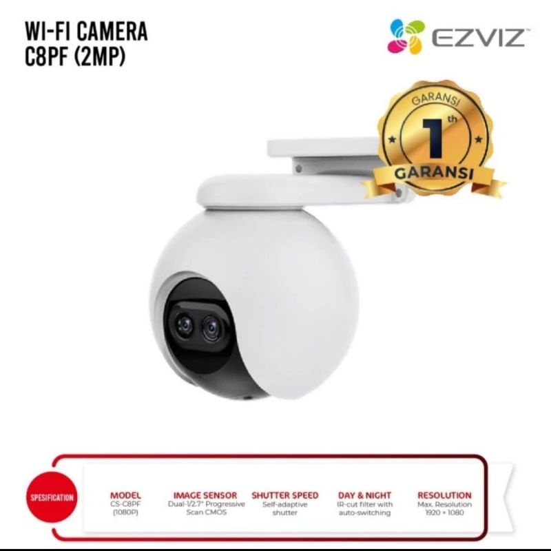 Ezviz C8PF Dual-Lens Pan &amp; Tilt Wi-Fi Camera