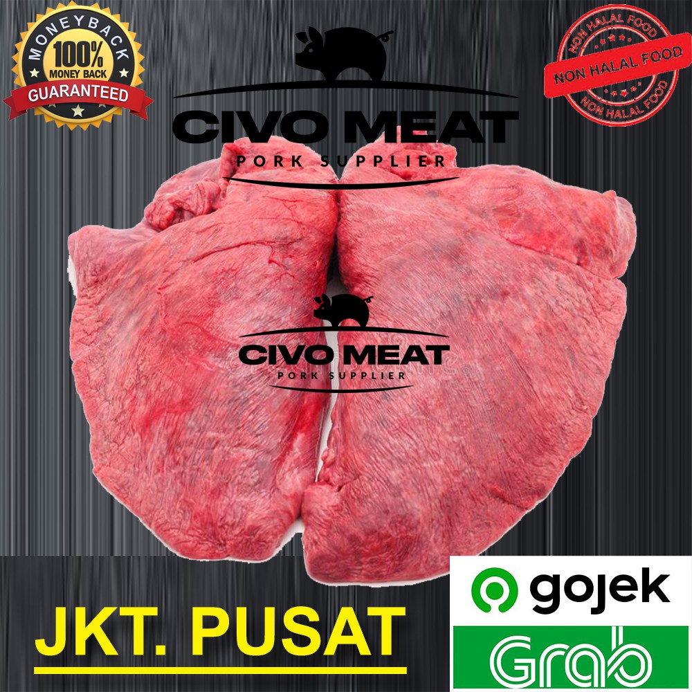 

Paru Babi / Pork Lung Frozen kualitas bagus - 1 pcs