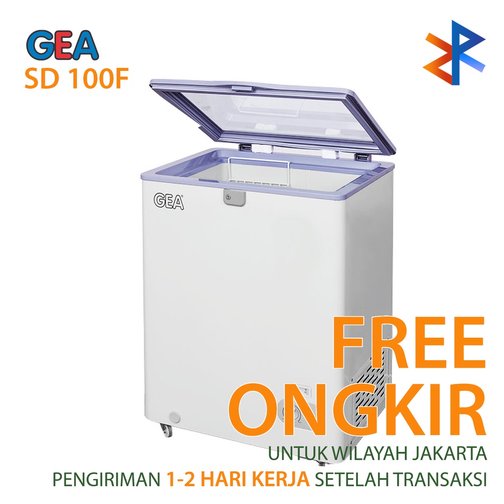 Freezer GEA Sliding Flat Glass SD 100F / SD 100 F