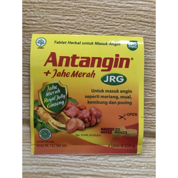 Antangin JRG Tablet | Tablet Herbal Masuk Angin