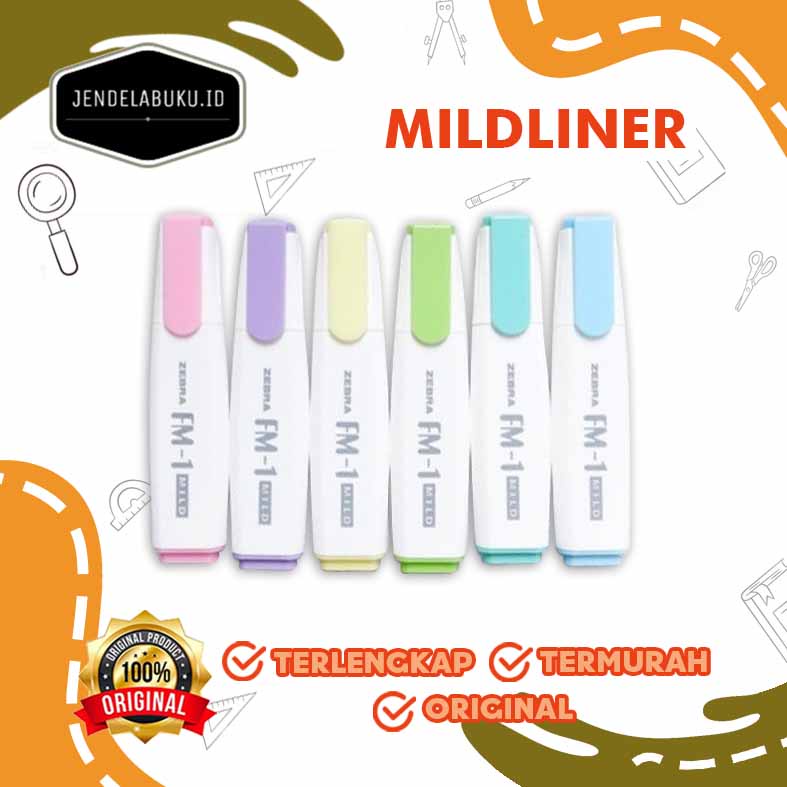 

HIGHLIGHTER FM-1 MILD ZEBRA / STABILLO ZEBRA WARNA-WARNI