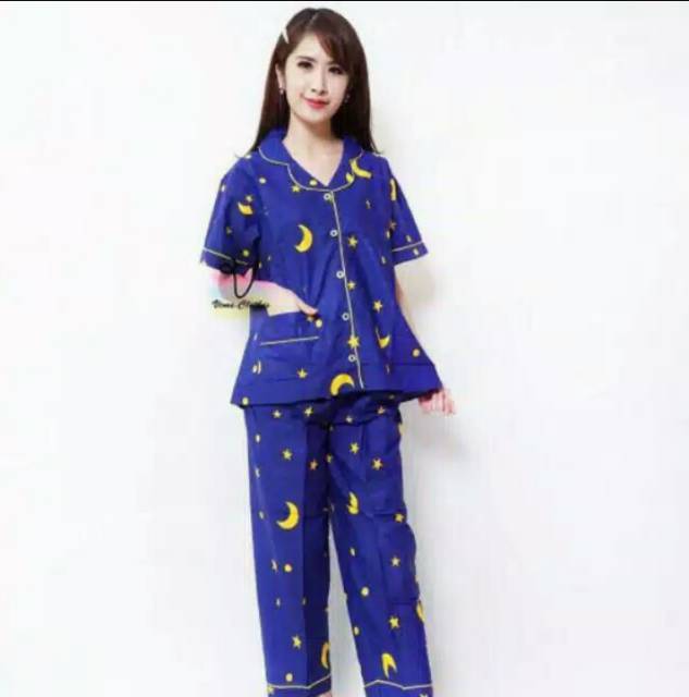 PIYAMA/ CP BAJU TIDUR /motif STARMOON