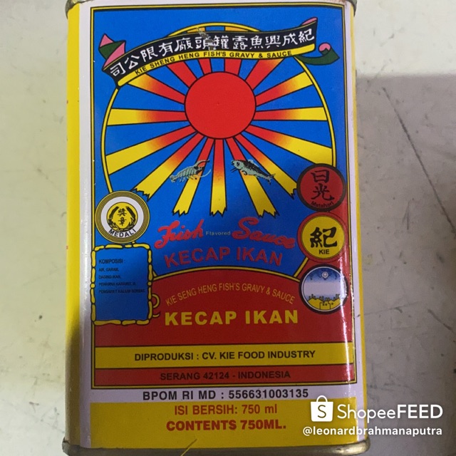 

Kecap ikan kaleng lokal