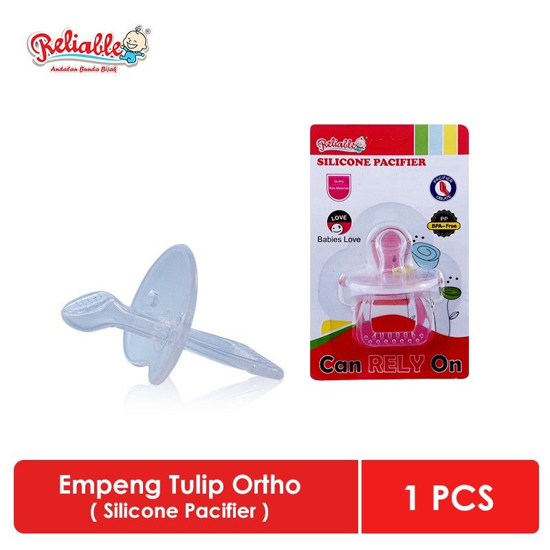 Reliable Empeng Tulip / Camelia Full Silicone Empeng Gepeng