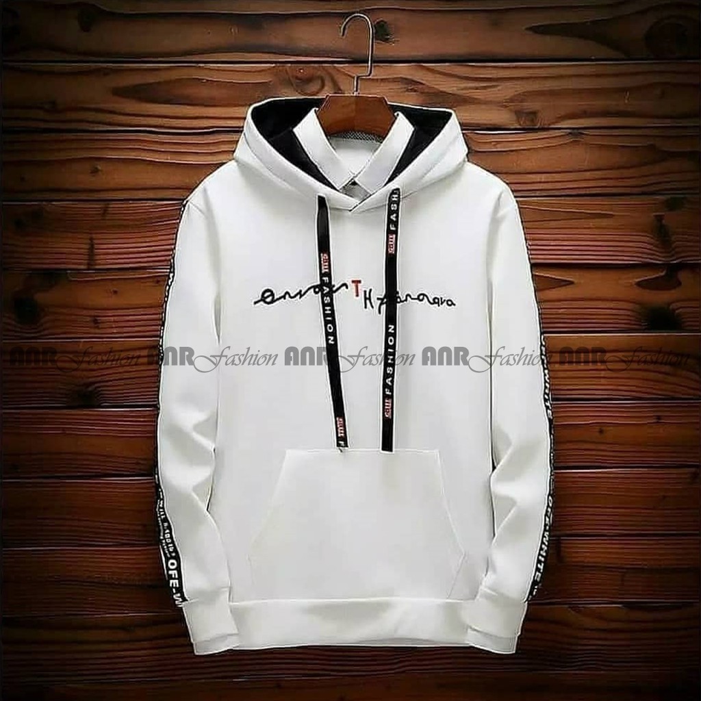 Sweater Hoodie OffWhite Wanita | Sweater Deas OffWhite Korean Modis Cewek Fleece