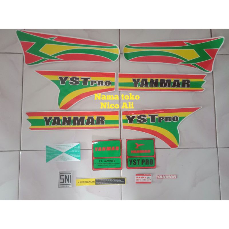 

stiker yanmar yst pro