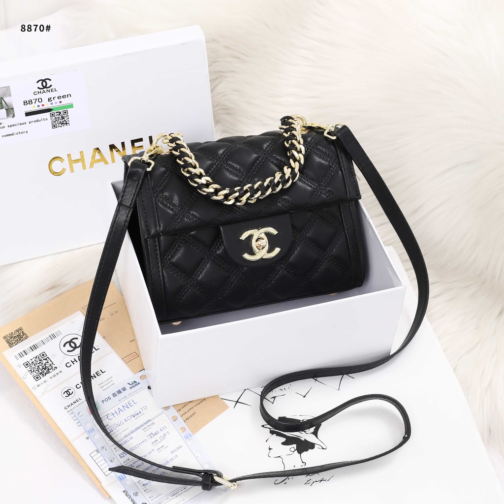 Ch Gold Hardware Bag  #8870