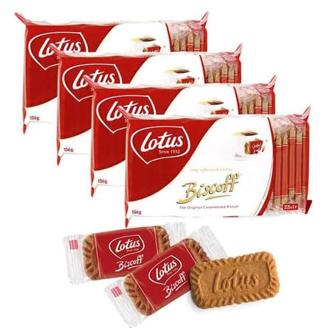 

Lotus Biscoff Caramelised Biscuit 156gr HEMAT Kode 1194