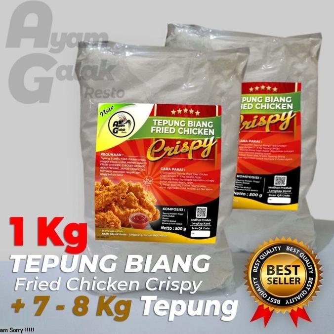 

TERLARIS Biang Tepung Fried Chicken 1 Kg bisa jadi 7 - 8 Kg / Tepung Crispy