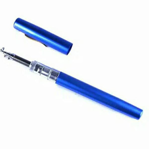 BISA  - Joran Pulpen Mini Pen Fishing Rod Pena Pancing Alat Pancing Joran Praktis Portable 