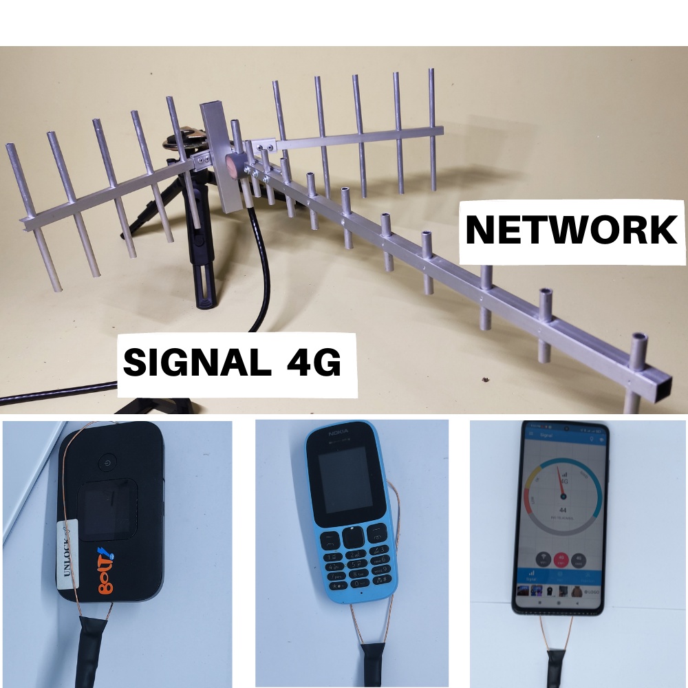 antena hp/mifi/modem kabel 15 /antena yagi 21 elemen induksi universal