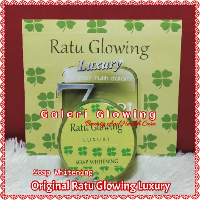 WHITENING SOAP RATU GLOWING LUXURY ORIGINAL