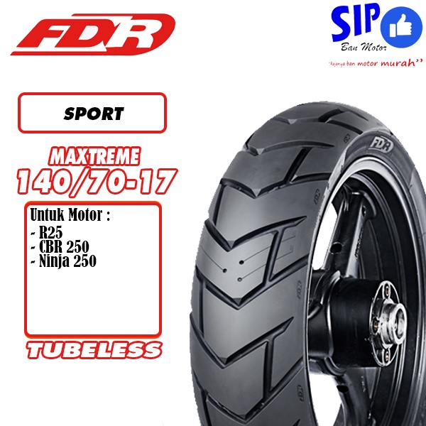 Ban motor sport FDR Maxtreme 140 70 17 Tubeless