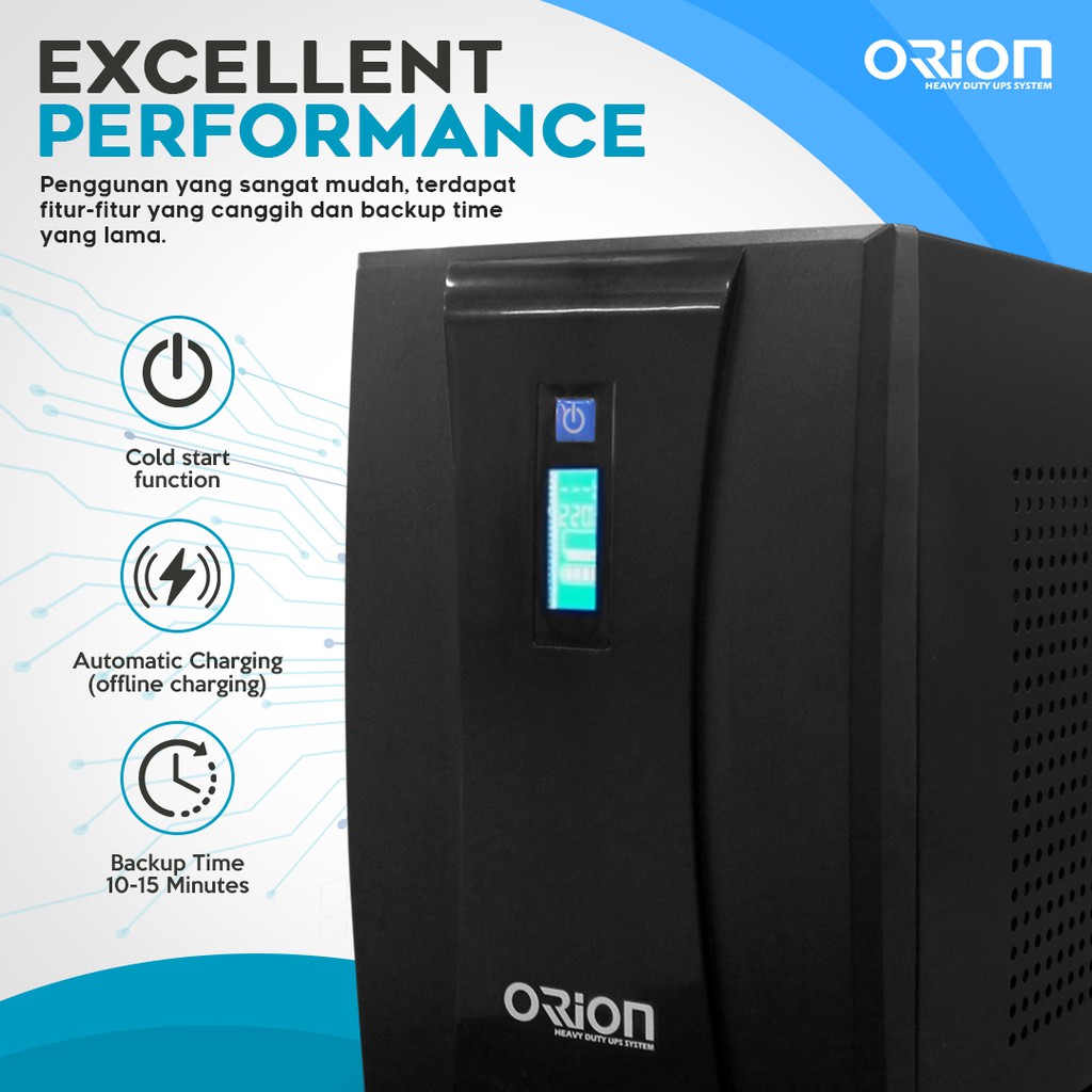 UPS Uninterrupted Power Supply Orion - Vortex V3000