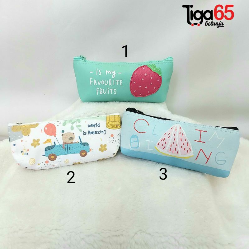 365 Bundling pencil bag 3 in 1 set, paket kotak pencil 3 pc