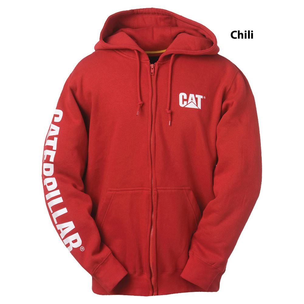 Jaket Zipper Hoodie Sweater Caterpillar 1