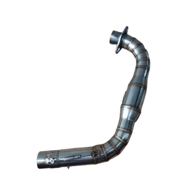 Leheran Sambungan Knalpot Stenlis Boom Tengah Cb GL Mp Tiger