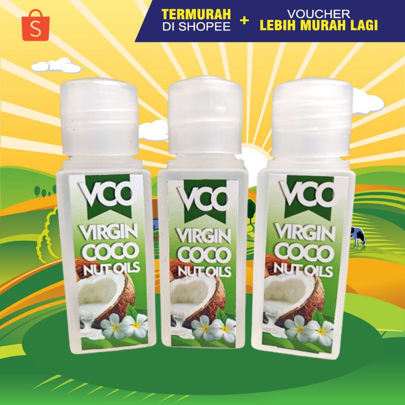 VCO MINI - VCO Kucing Anjing Extra Virgin Coconut Oil Vitamin Bulu Jamur Obat Vit Minyak Kelapa 30 ml