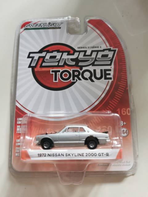 Greenlight Tokyo Torque series Datsun Bre skyline hakosuka hako r34 green light