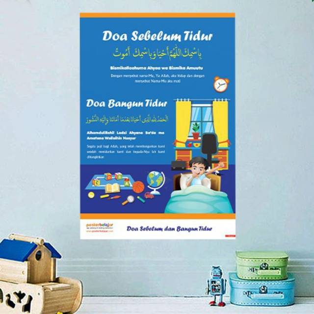 Poster Belajar Doa Sehari Hari Tipe 07