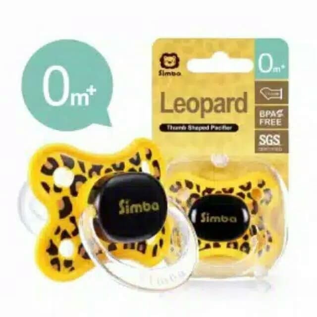 SIMBA LEOPARD THUMB SHAPE PACIFIER