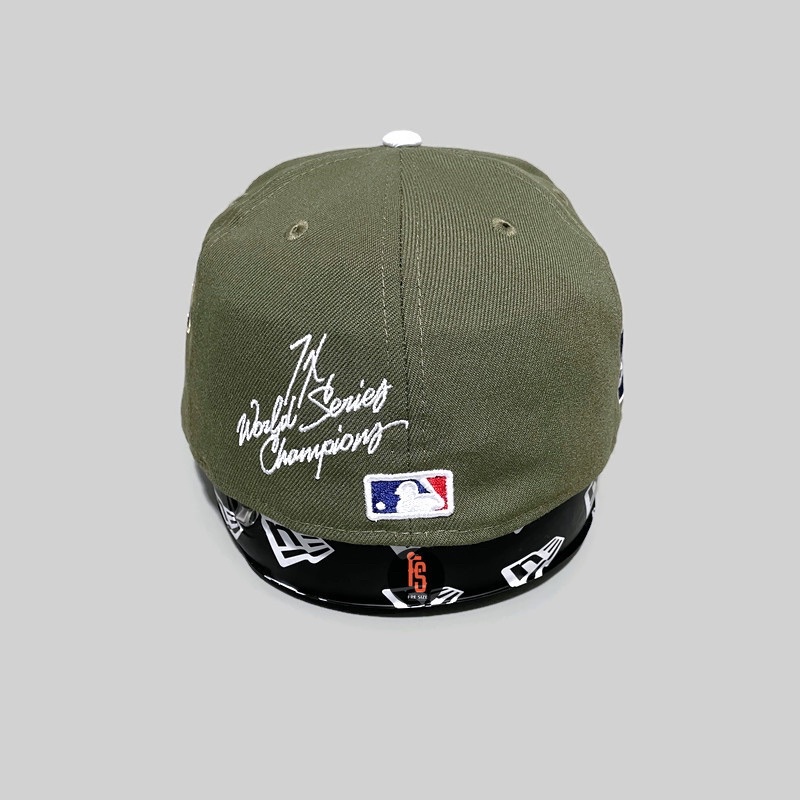 TOPI NEW ERA ORIGINAL 5950 WS MULTI PATCH LOS ANGELES DODGERS OLIVE